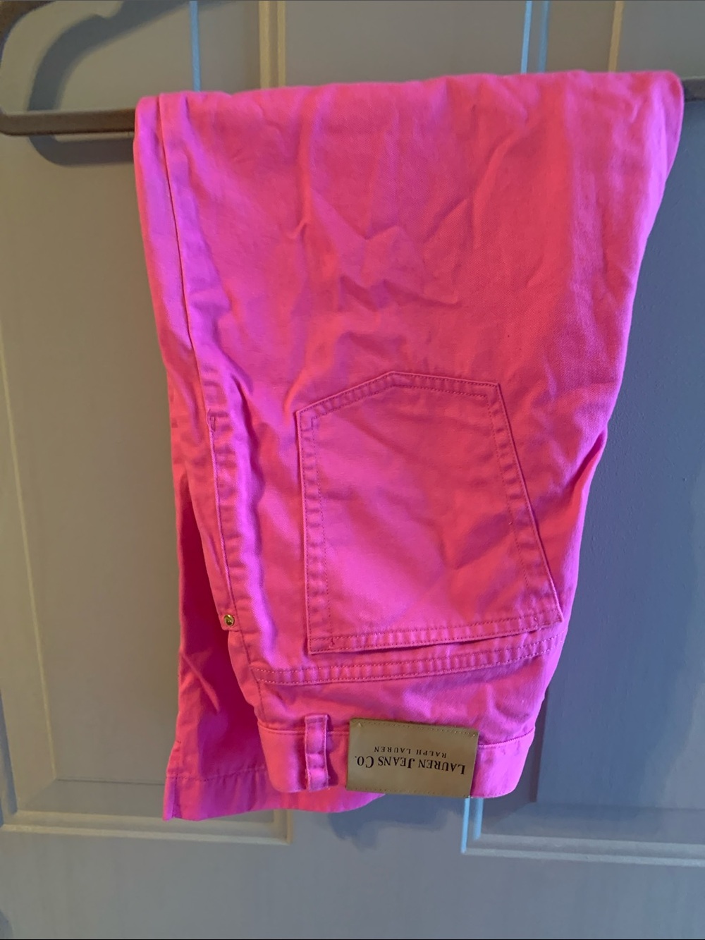 Ralph Lauren Woman’s Pink Capri jeans Size 10 Like NEW Lightweight 5-pocket Cute - Picture 7 of 7